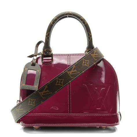 louis vuitton alma bb vernis magenta|Louis Vuitton monogram vernis handbags.